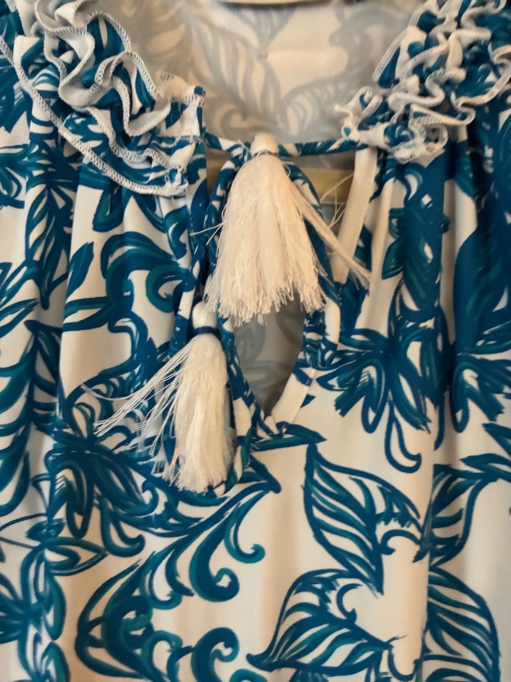 Women’s Cabana Life - Sleeveless Ruffle Dress Sz S - Picture 6 of 12